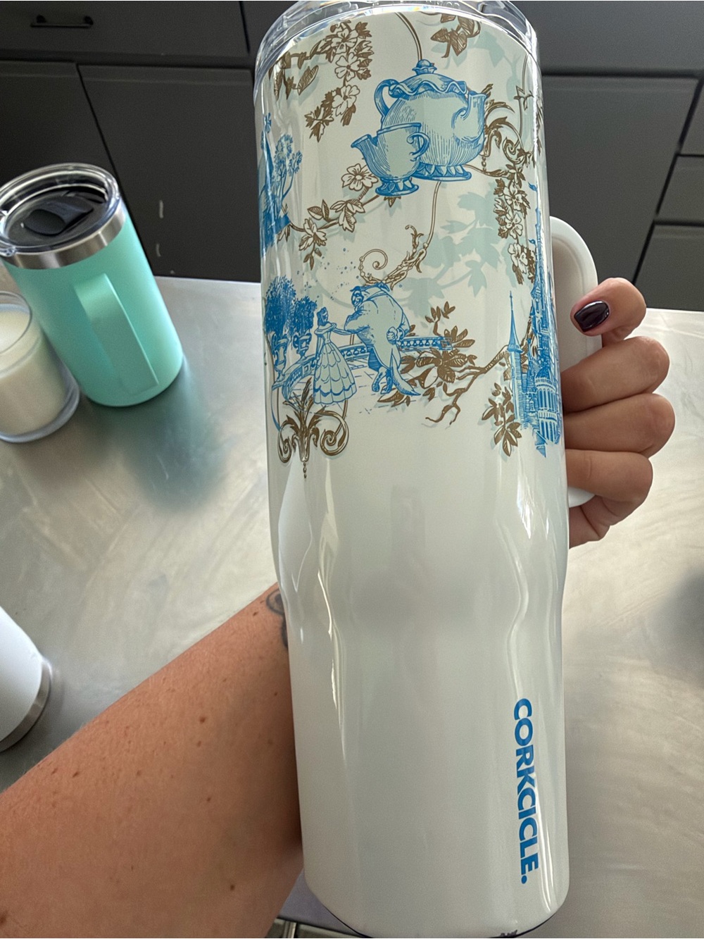 Corkcicle beauty & the beast Illustrated Travel Mug